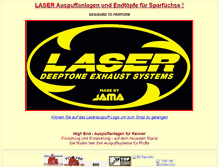 Tablet Screenshot of laser-auspuff.de